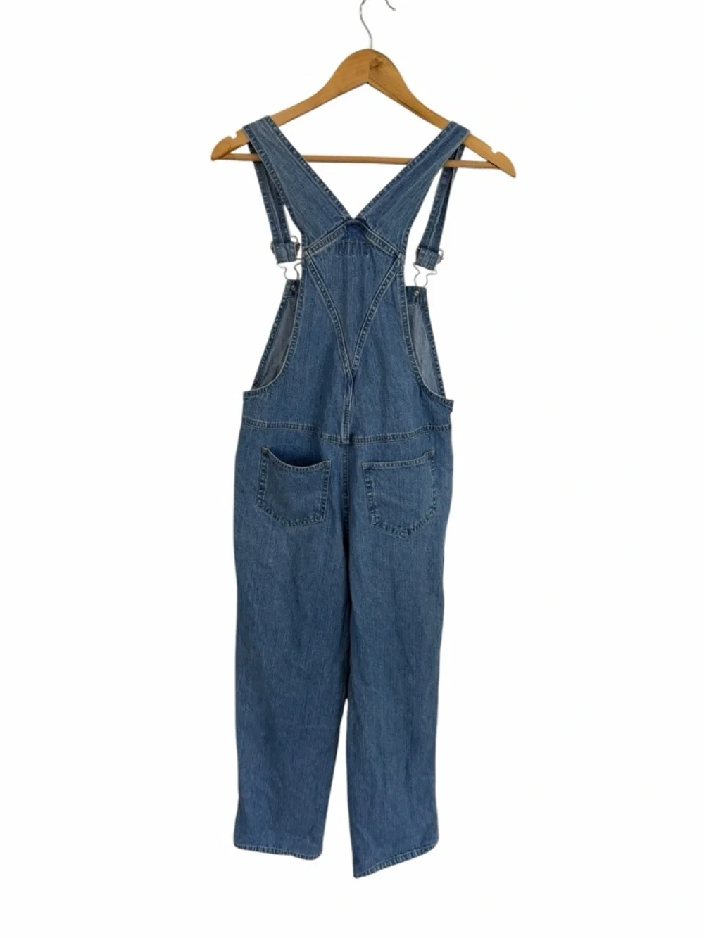 Vintage 90s XHILARATION Straight Leg Bib Overalls Light Wash WOMEN'S Small Y2K